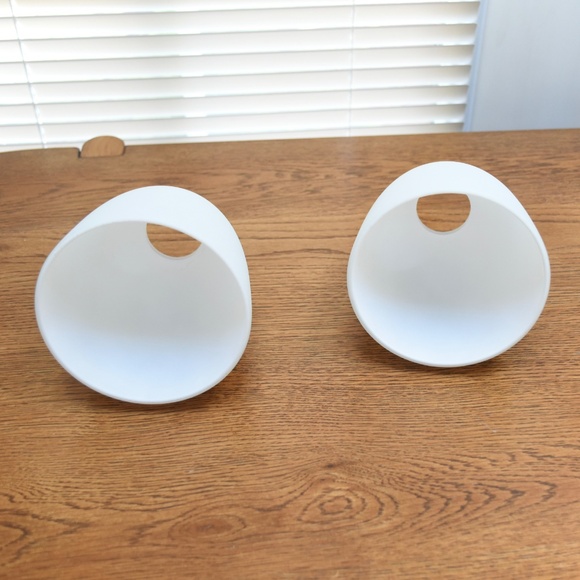 Brantford Frosted Glass White Bell Shaped Replacement Globe Vanity Light Shade - Picture 2 of 3